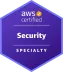 AWS Security Specialty certification badge